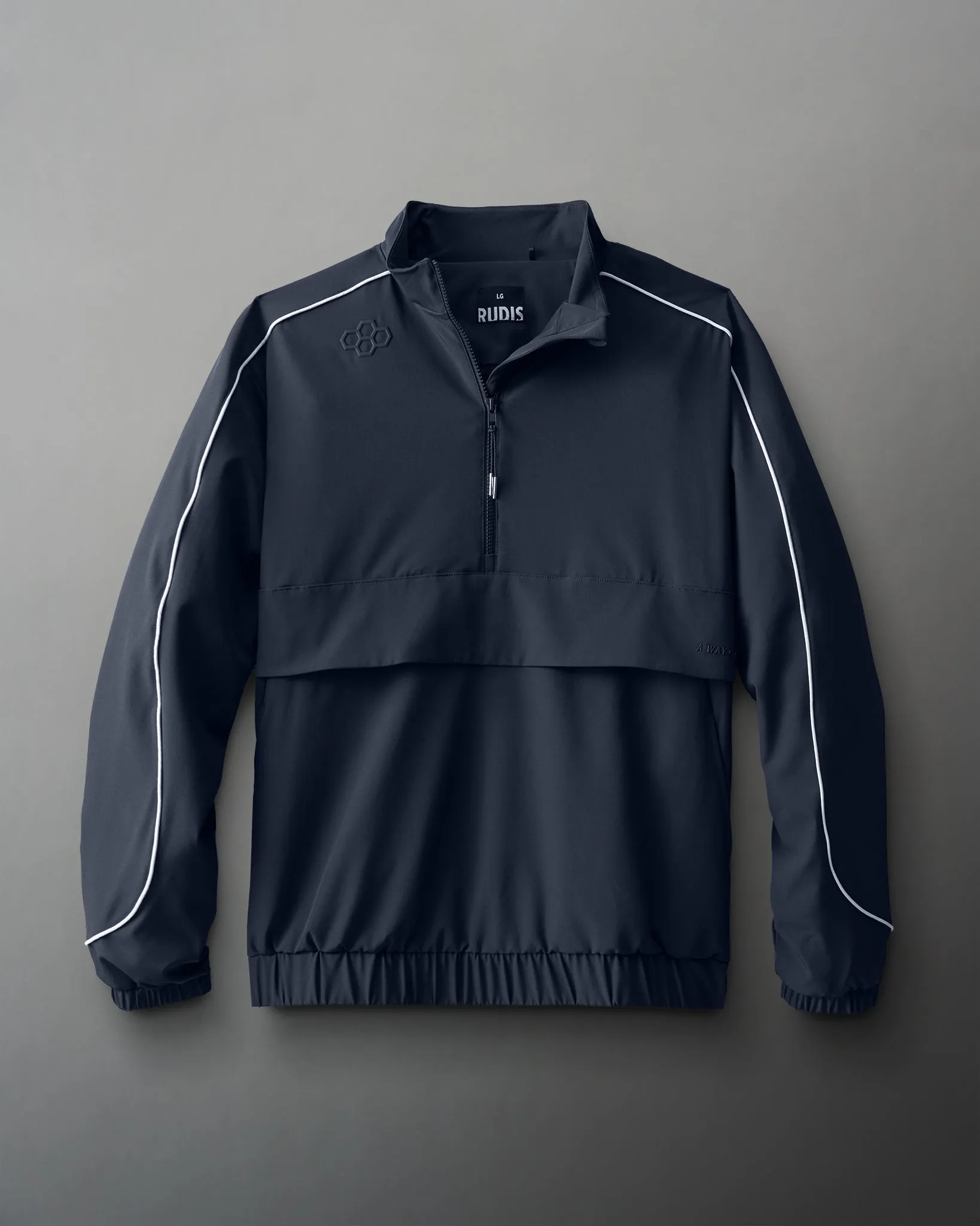 RUDIS 1/4 Zip Windbreaker - Navy