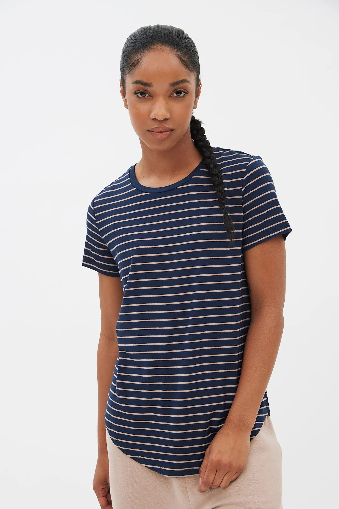 Short Sleeve Crew Neck Relaxed Tee