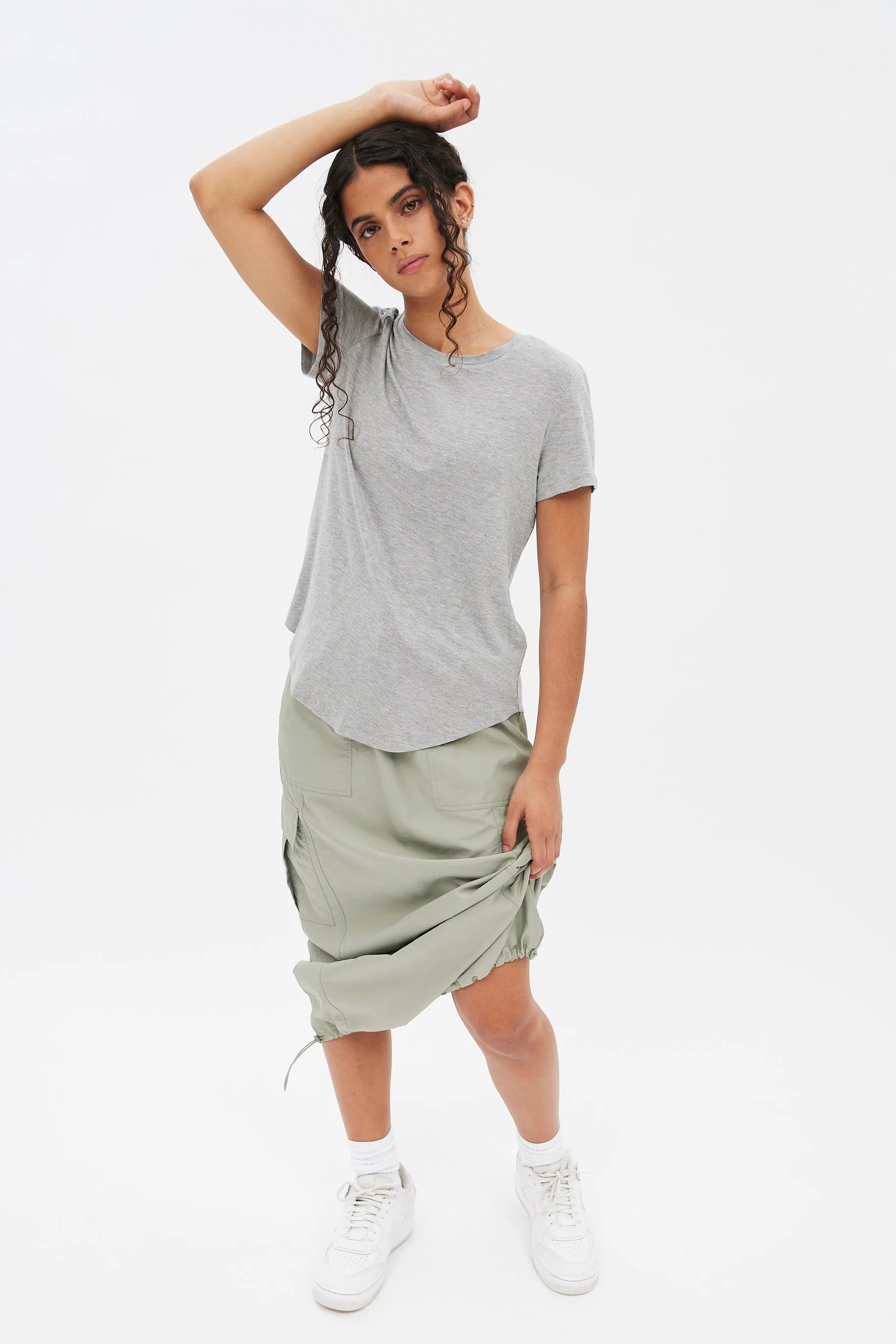 Short Sleeve Crew Neck Relaxed Tee