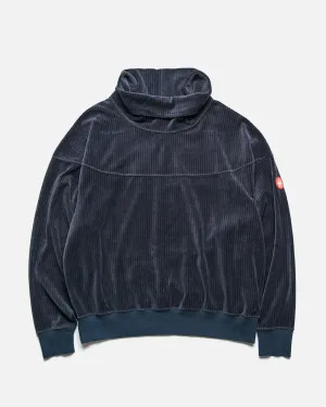 Soft Cord High Neck - Navy