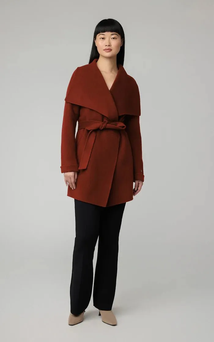 SOIA&KYO BRIDGETTE-N - Straight-Fit Double-Face Wool Coat