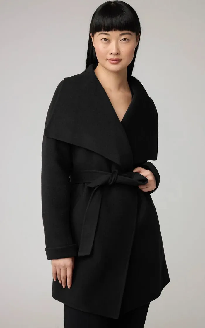 SOIA&KYO BRIDGETTE-N - Straight-Fit Double-Face Wool Coat