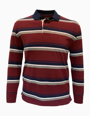 Striped Rugby Polo