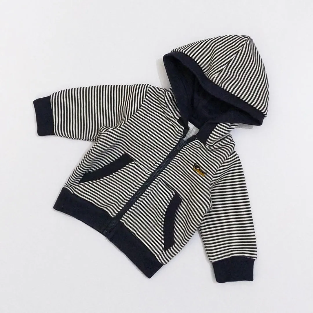 TP - Kids 'Navy' Lining Fleece Zipper Hoodie TP227