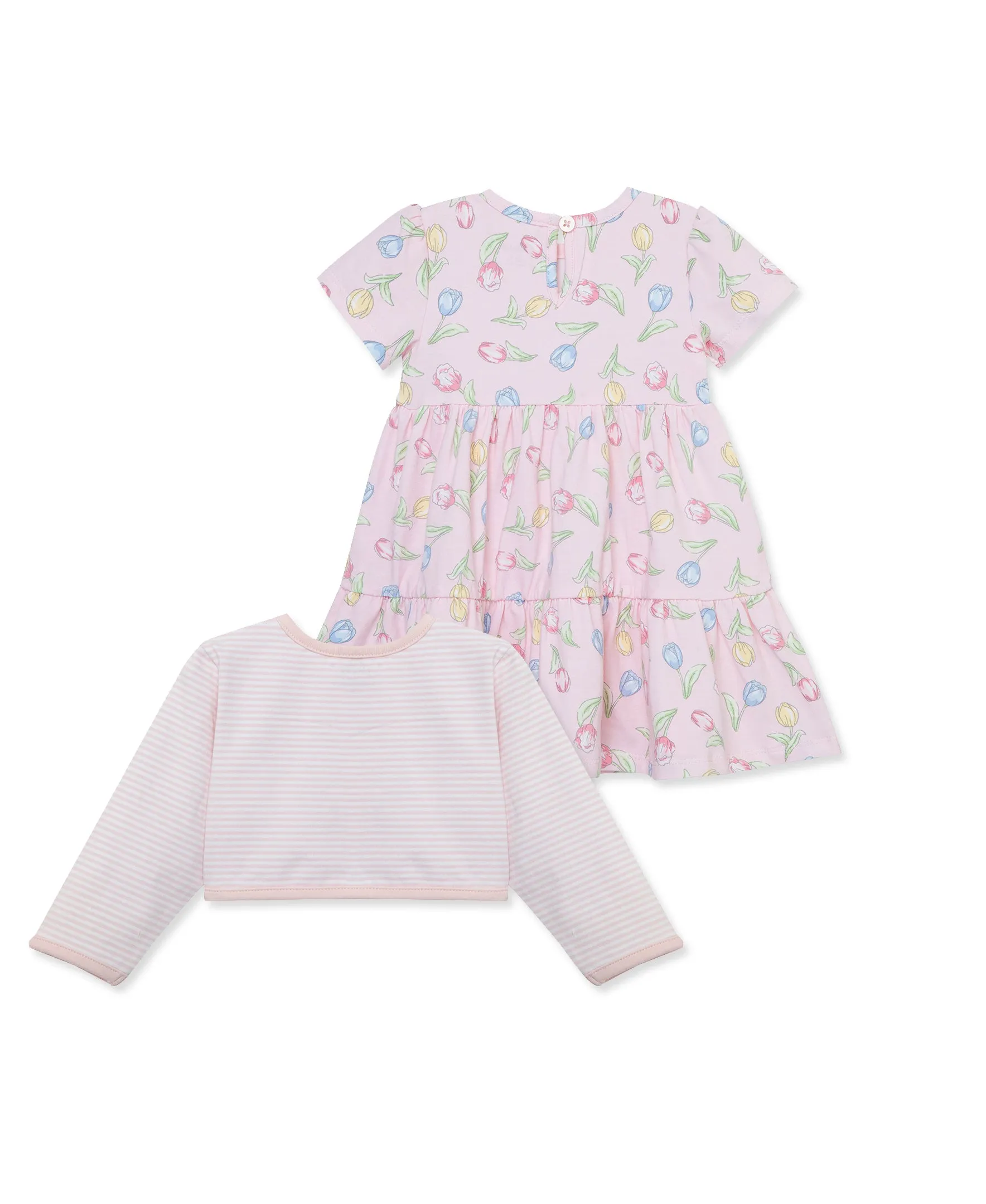 Tulip Knit Toddler Dress Set (2T-4T)