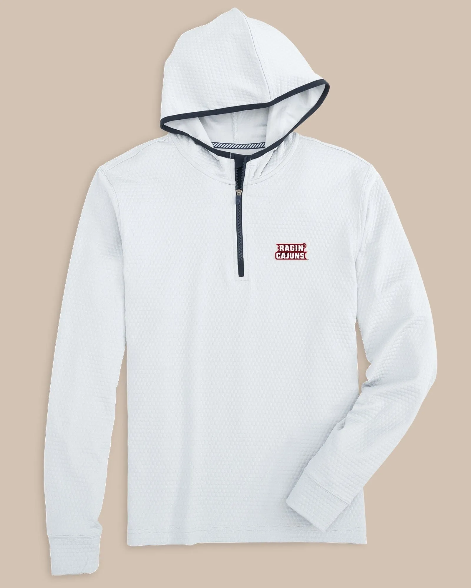 University of Louisiana-Lafayette Scuttle Heather Quarter Zip Hoodie