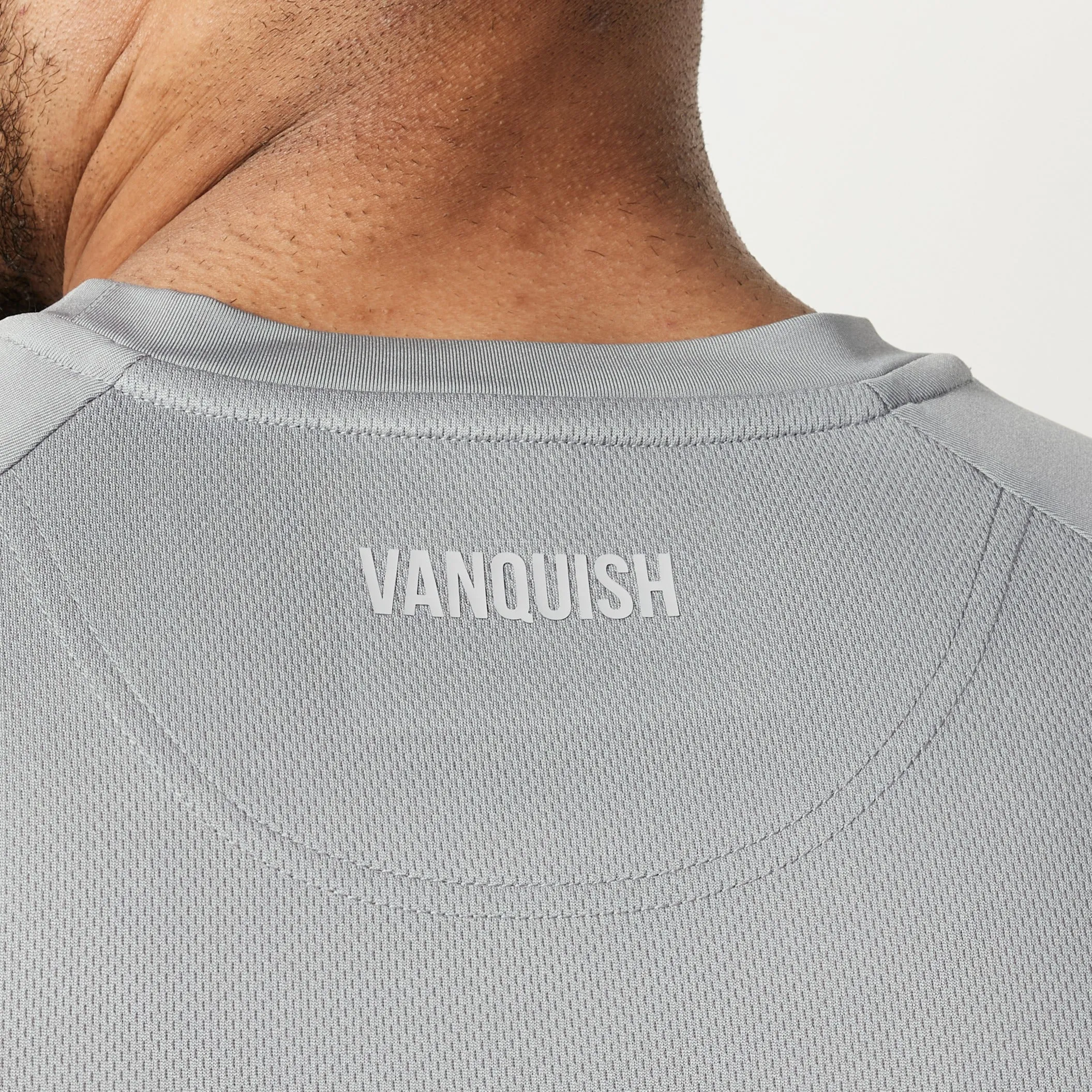 Vanquish Essential Steel Grey Performance Short Sleeve T Shirt